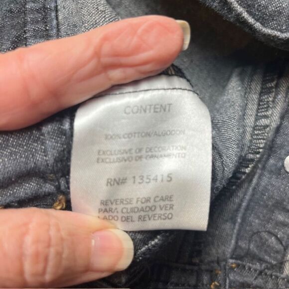 COOGI Australia Denim Toddler Jacket Back Logo Front Embroidery Cotton Size 2T - Picture 6 of 8